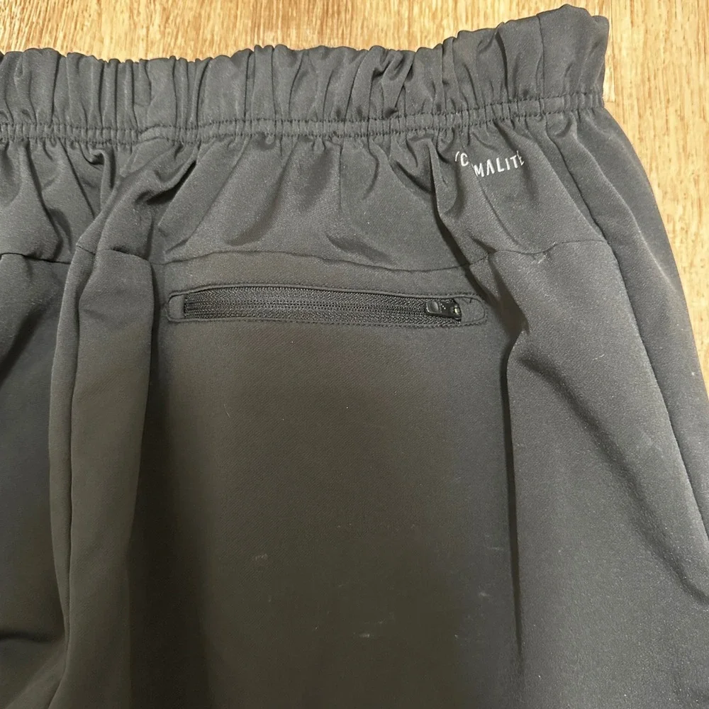 Adidas x NC State | Men's Black Red Wolfpack Climalite Track Pants, Size L